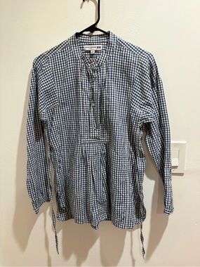 Ines de la Fressange x Uniqlo women’s gingham Shirt, XS